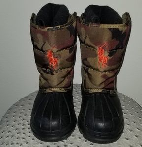 Polo Ralph Lauren Fleece Lined Snow Boots